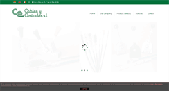 Desktop Screenshot of cablesycontroles.com